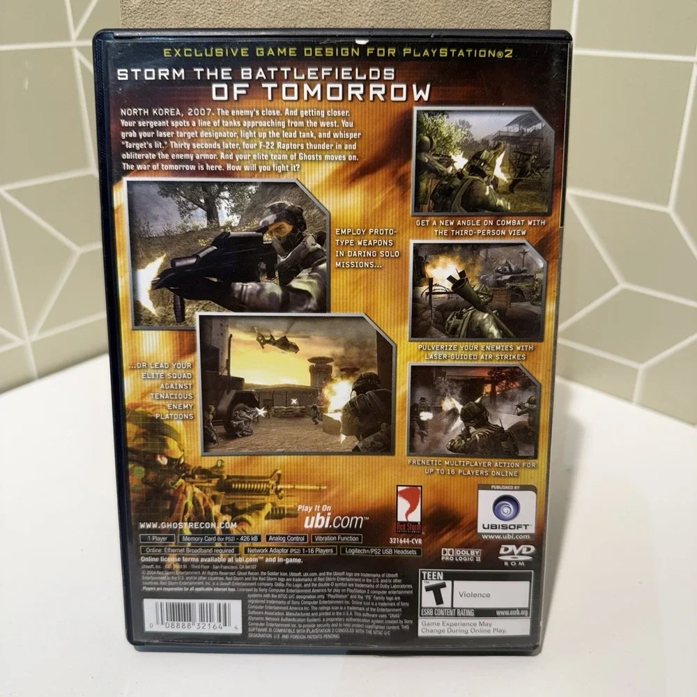 Ghost Recon 2: First Contact 2007 GREATEST HITS (Sony PlayStation‎ 2, 2004) CIB